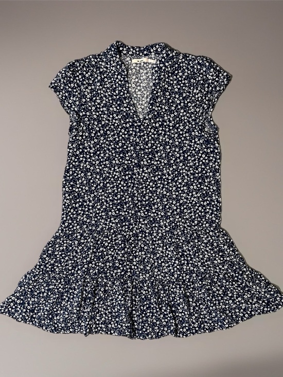 mi ami Other - ⛴️ Mi Ami Tween Babydoll Dress~Navy & White Floral~Girls’ Sz 14~Collar~Buttons